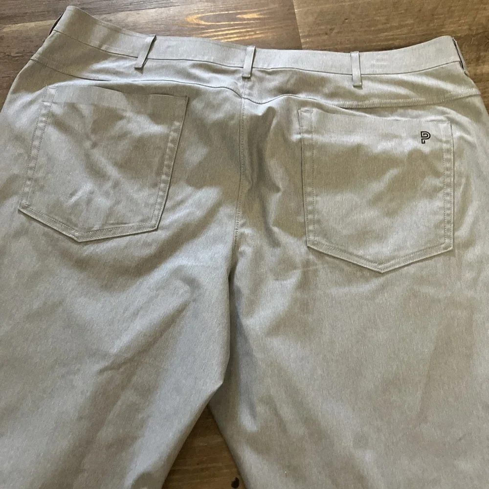 Public Rec Workday Pants Mens 42x28 Grey Straight 5-Pocket Nylon Stretch Chino